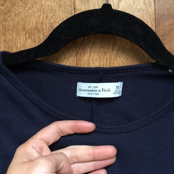 Abercrombie & Fitch Front knot dress, marine XS - Picture 2 of 6